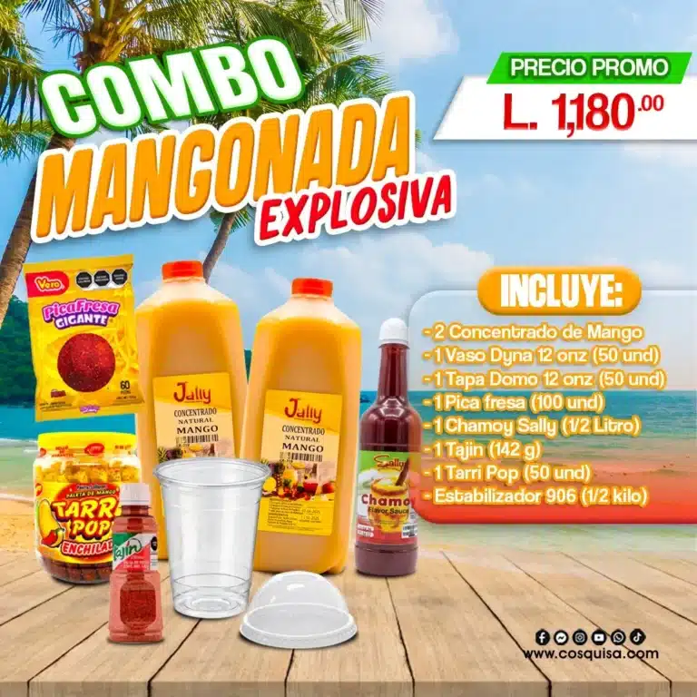 Elabora deliciosas mangonadas.