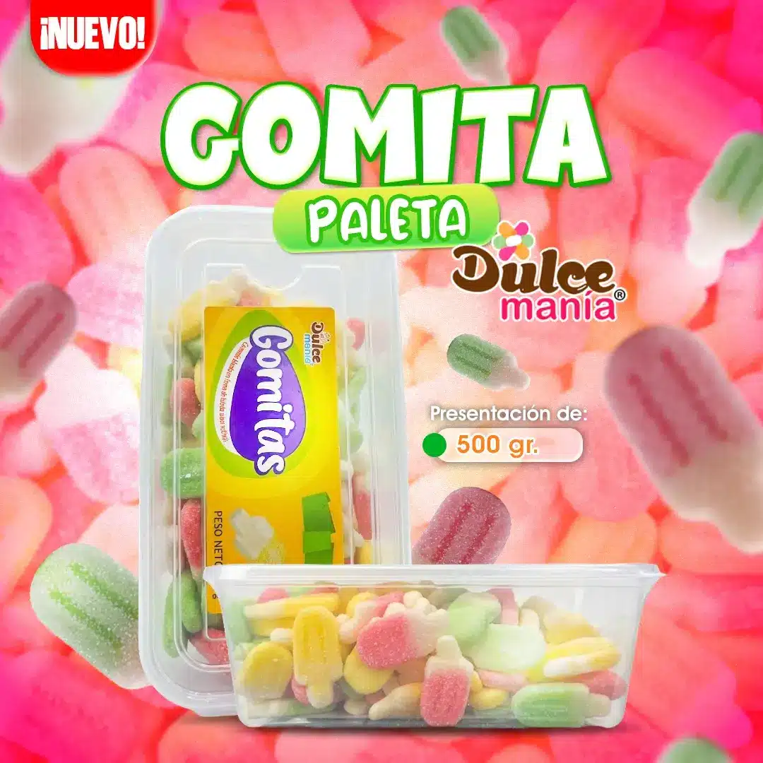 Gomita Paleta Dulce Manía para venta en Honduras.