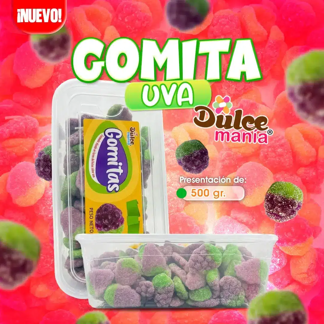 Gomita Uva Dulce Manía para venta en Honduras.