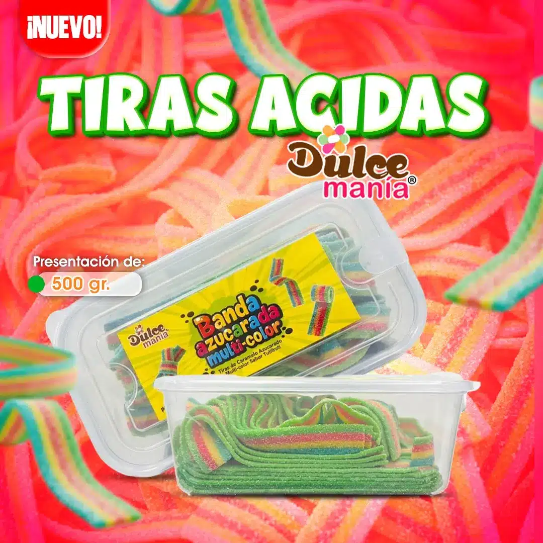 Tiras Ácidas Dulce Manía en Cosquisa